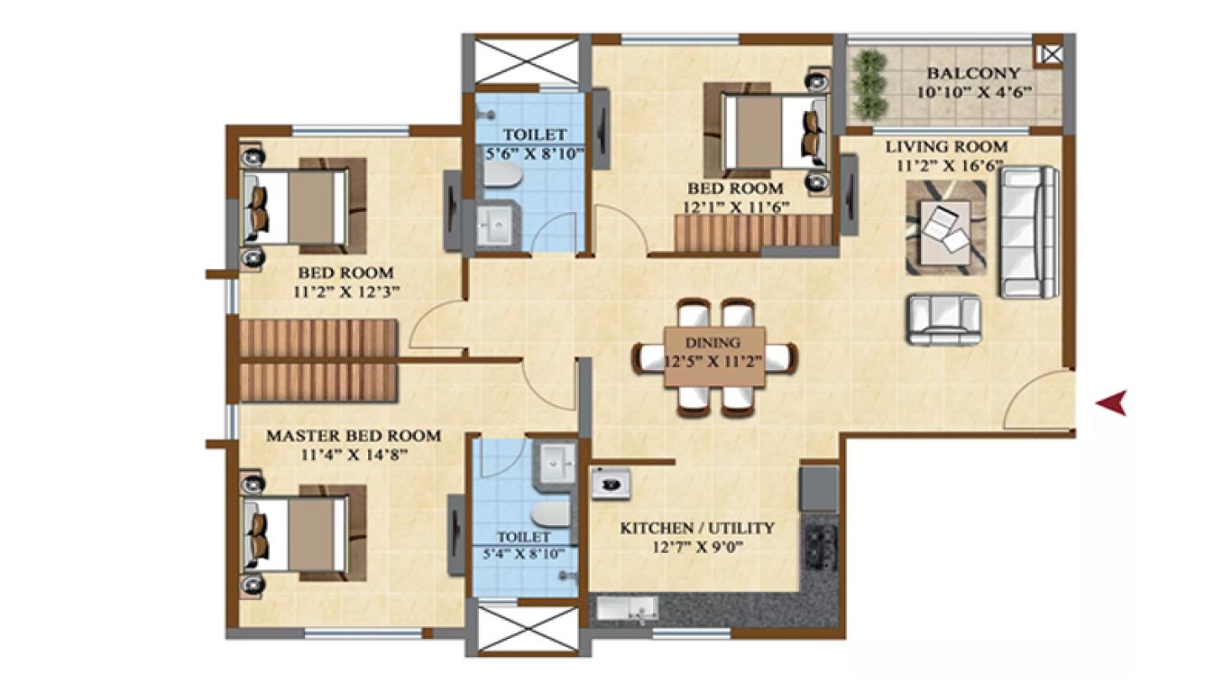 Sattva Divinity Mysore Road-floor plan 3-1.jpg